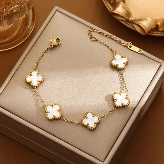 Pulsera Trebol Van Cleef +CAJAREGA